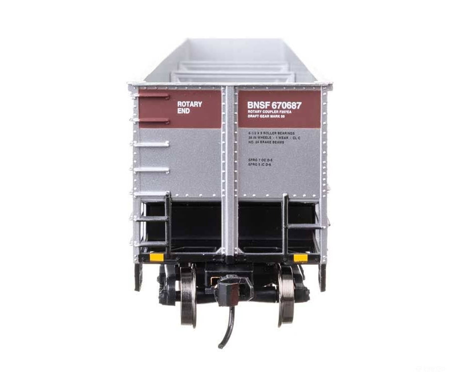 Walthers HO 57202 50’ Bethgon Coalporter Gondola - BNSF #670687 - Freight Cars