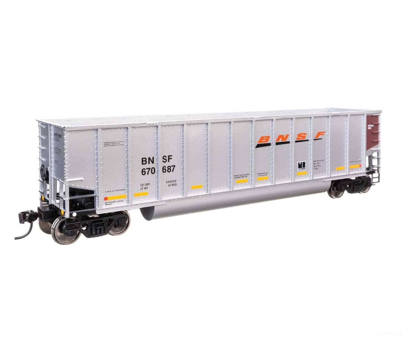 Walthers HO 57202 50’ Bethgon Coalporter Gondola - BNSF #670687 - Freight Cars