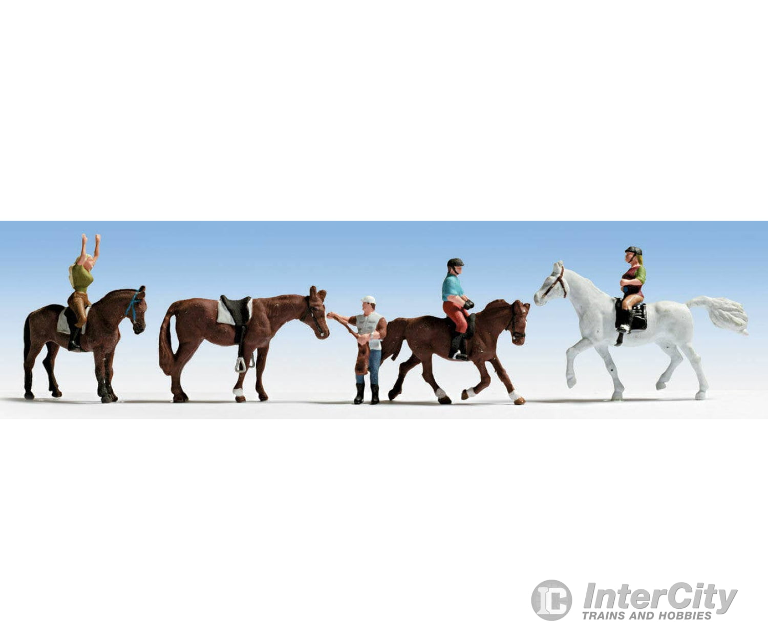 Walthers Ho 6027 Horseback Riders Pkg(4) Figures