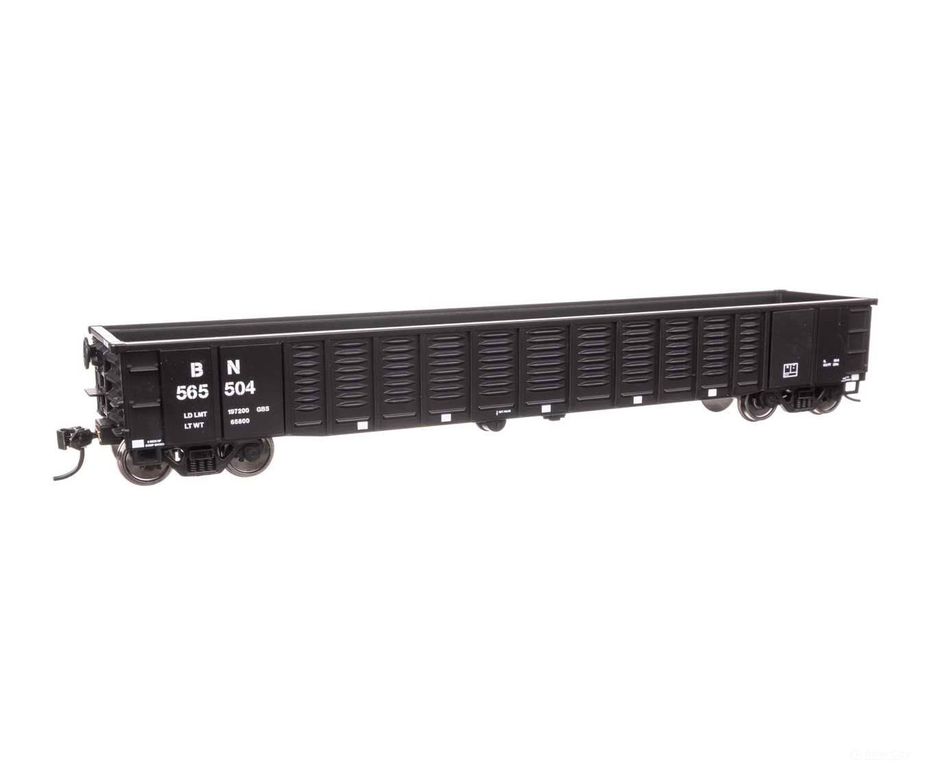 Walthers HO 6076 53’ Corrugated-Side Gondola - Ready To Run - Burlington Northern #565504 - Freight Cars