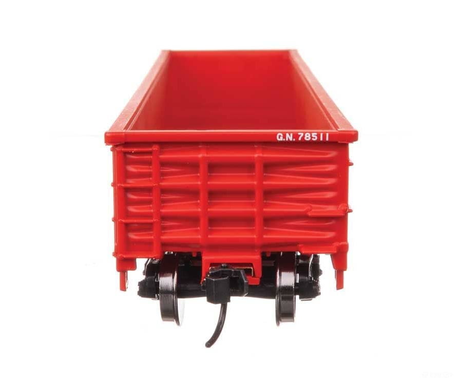 Walthers HO 6080 53’ Corrugated-Side Gondola - Ready To Run - Great Nothern #78511 - Freight Cars