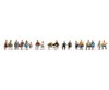 Walthers HO 6091 Sitting People - pkg(18) Figures