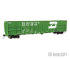 Walthers HO 6107 61’ Wood Chip Gondola - Ready To Run - Burlington Northern #587155 Freight Cars