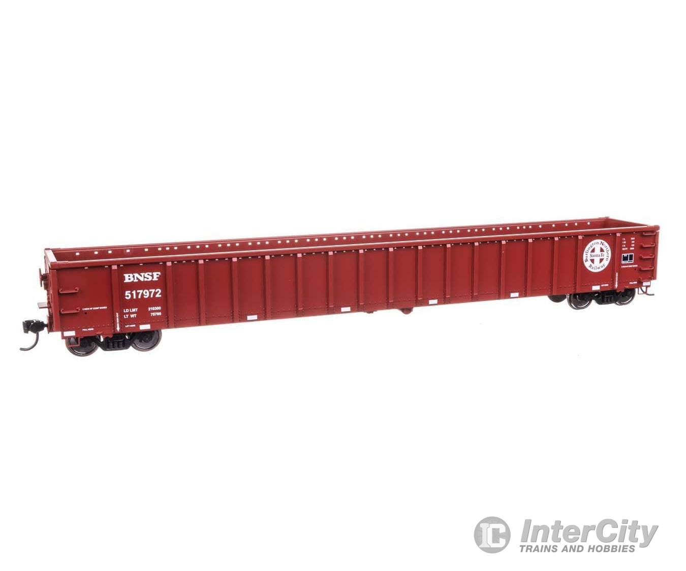 Walthers HO 6464 68’ Railgon Gondola - Ready To Run - BNSF Railway #517972 Freight Cars