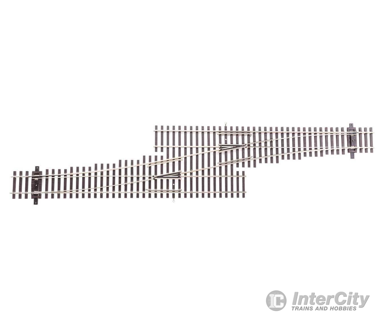 Walthers HO 83073 Code 83 Nickel Silver DCC Friendly Number 5 Single Crossover Turnout - Left Hand Track & Turnouts