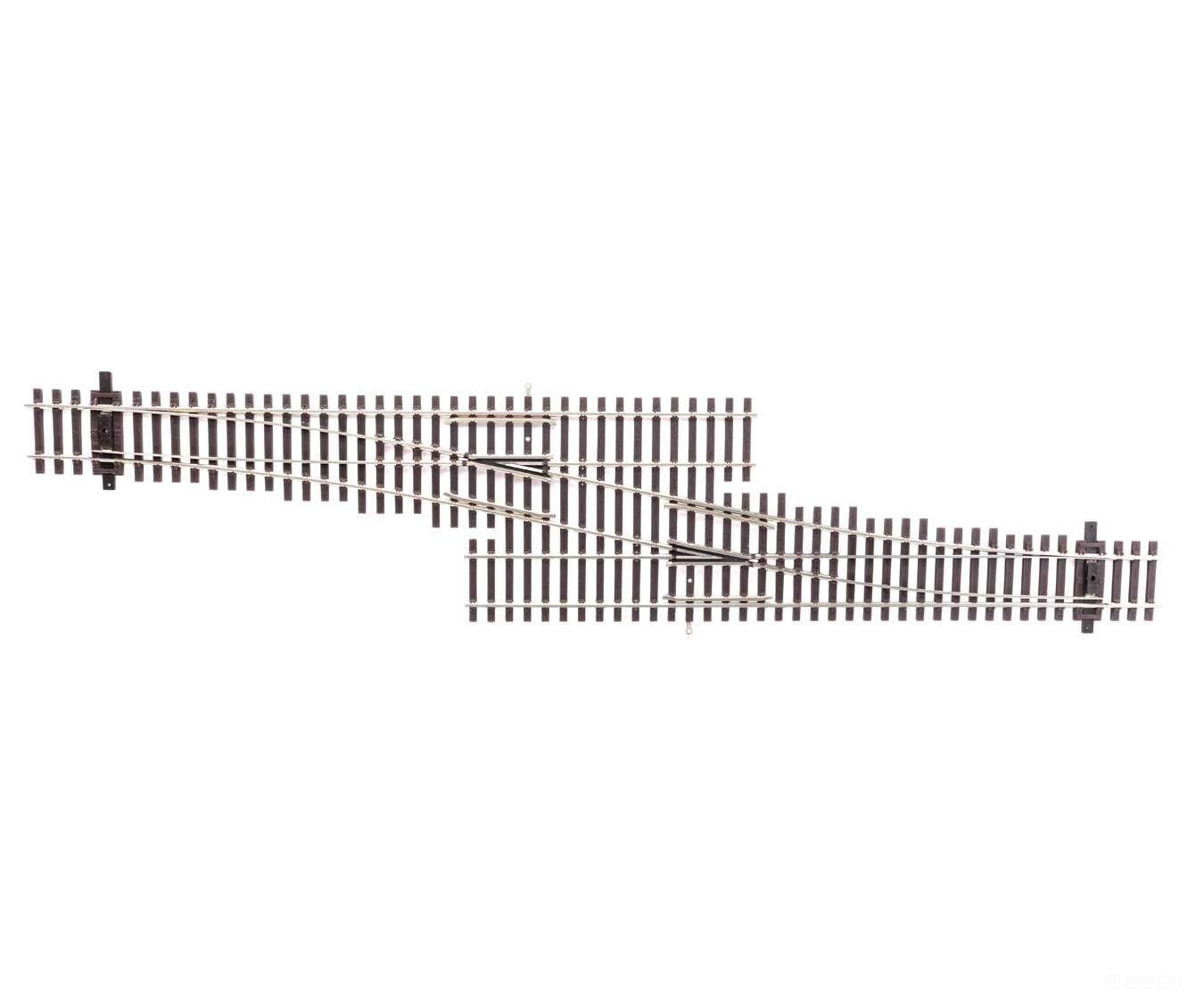 Walthers HO 83074 Code 83 Nickel Silver DCC Friendly Number 5 Single Crossover Turnout - Right Hand Track & Turnouts