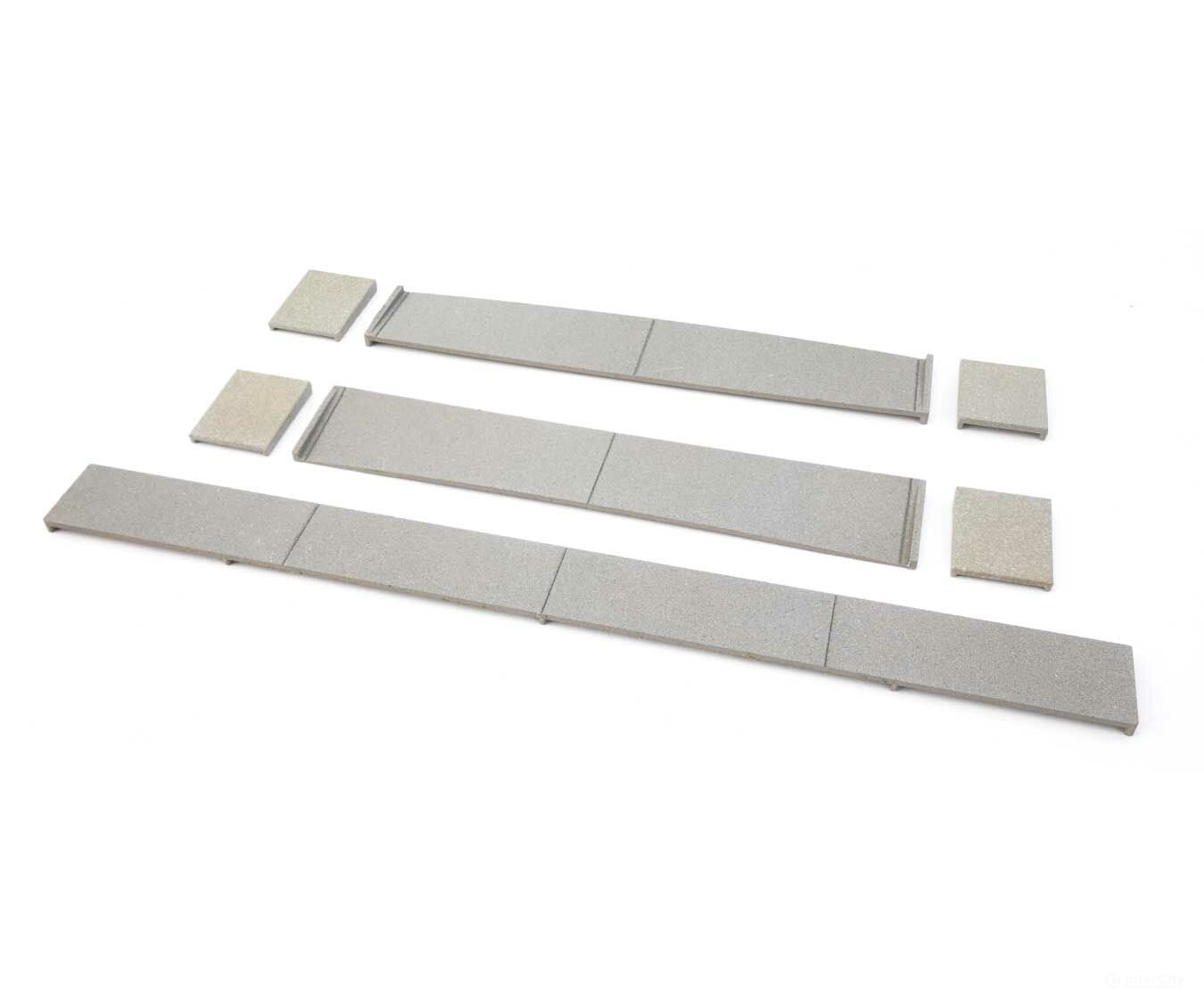 Walthers 83115 Modern Concrete Crossing W/Rerailer Ends -- Kit Track & Turnouts