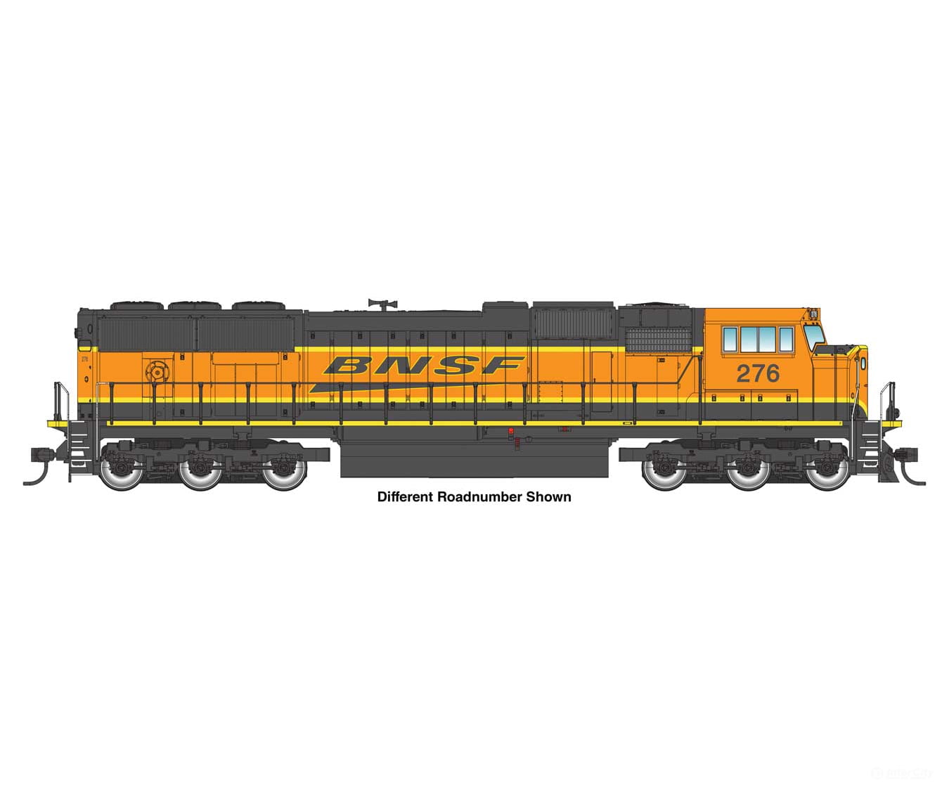 Walthers HO 910-11021 EMD SD75I - Standard DC - BNSF Railway #291 - Locomotives