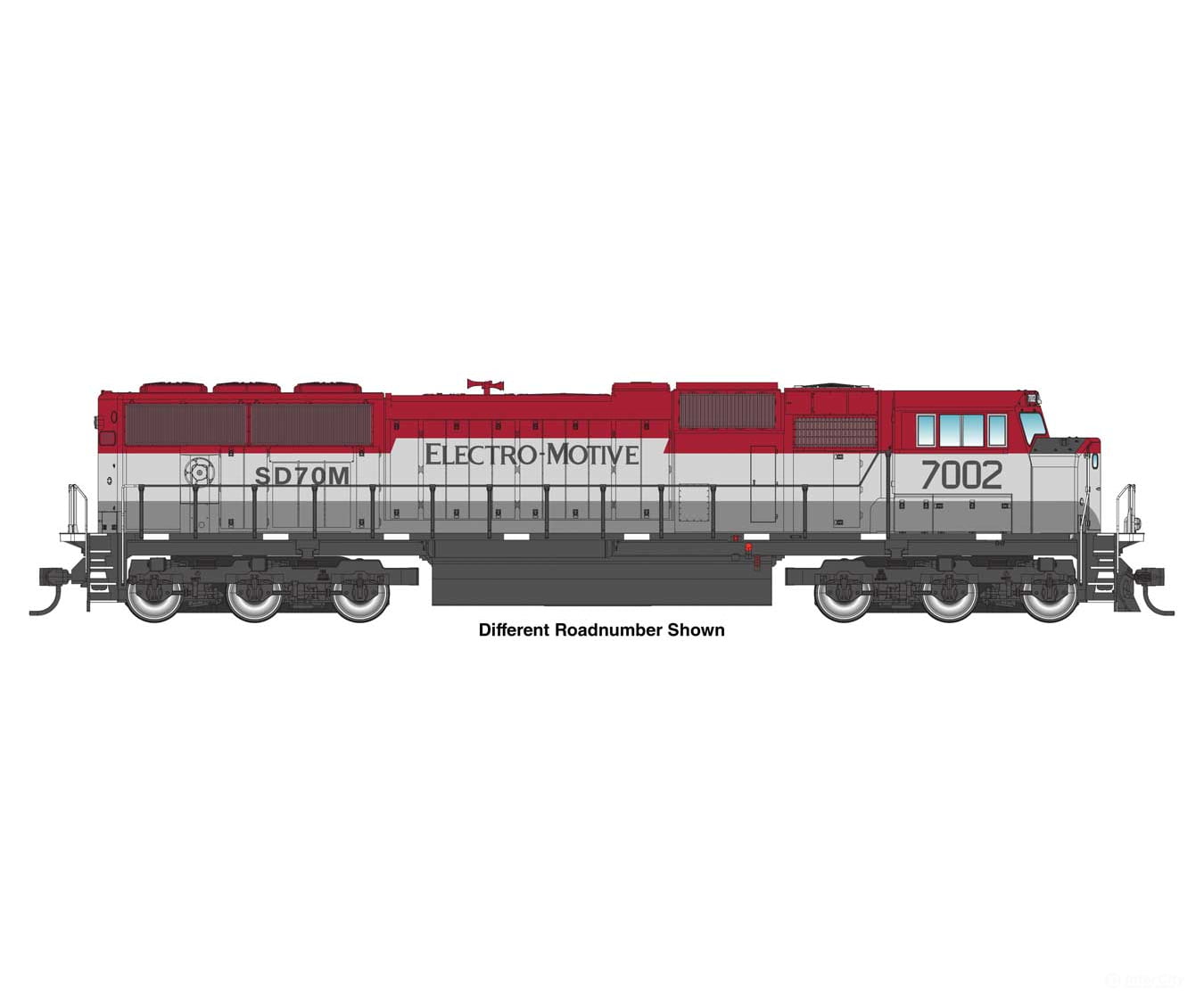 Walthers HO 910-11025 EMD SD70M - Standard DC - Electro-Motive Division #7023 - Locomotives