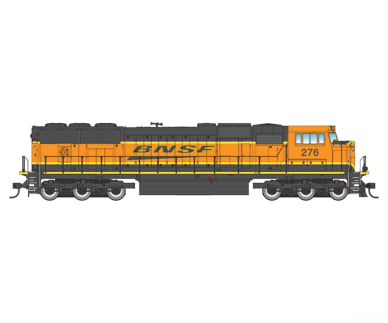 Walthers HO 910-21020 EMD SD75I - Sound and DCC - BNSF Railway #276 - Locomotives