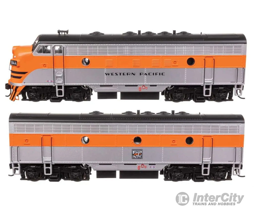 Walthers HO 910-21418 EMD F7 A-B Set - ESU Sound and DCC - Western Pacific #914A/914B Locomotives