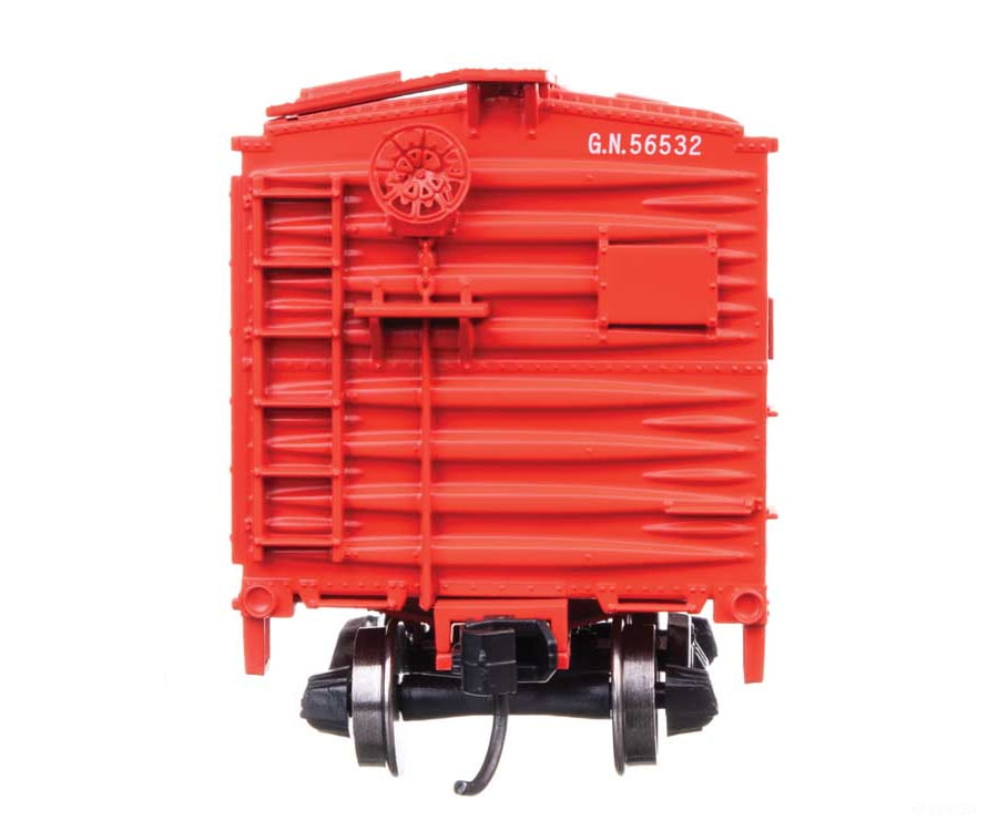 Walthers HO 910-41516 40’ Wood Stock Car with Dreadnaught ends - Great Northern #56532 - Freight Cars