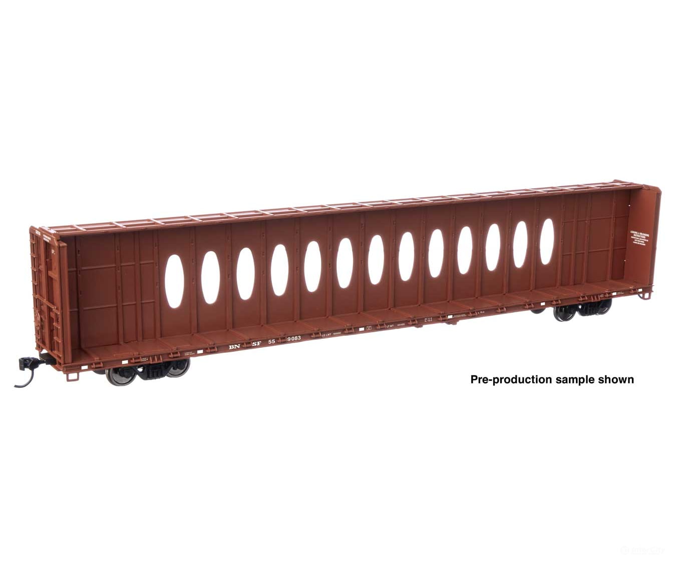 Walthers HO 910-50737 72’ Centerbeam Flatcar w/Opera Windows - BNSF #559293 - Freight Cars