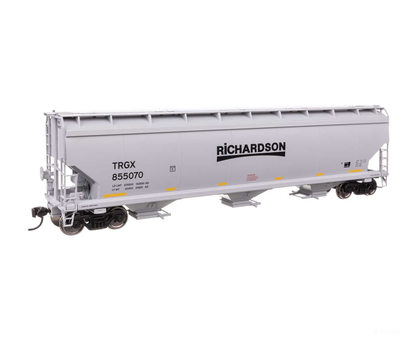 Walthers HO 910-7744 60’ NSC 5150 3-Bay Covered Hopper - Ready to Run - Canadian National #386555 Freight Cars