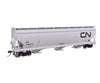 Walthers HO 910-7745 60’ NSC 5150 3-Bay Covered Hopper - Ready to Run - Canadian National #386573 Freight Cars