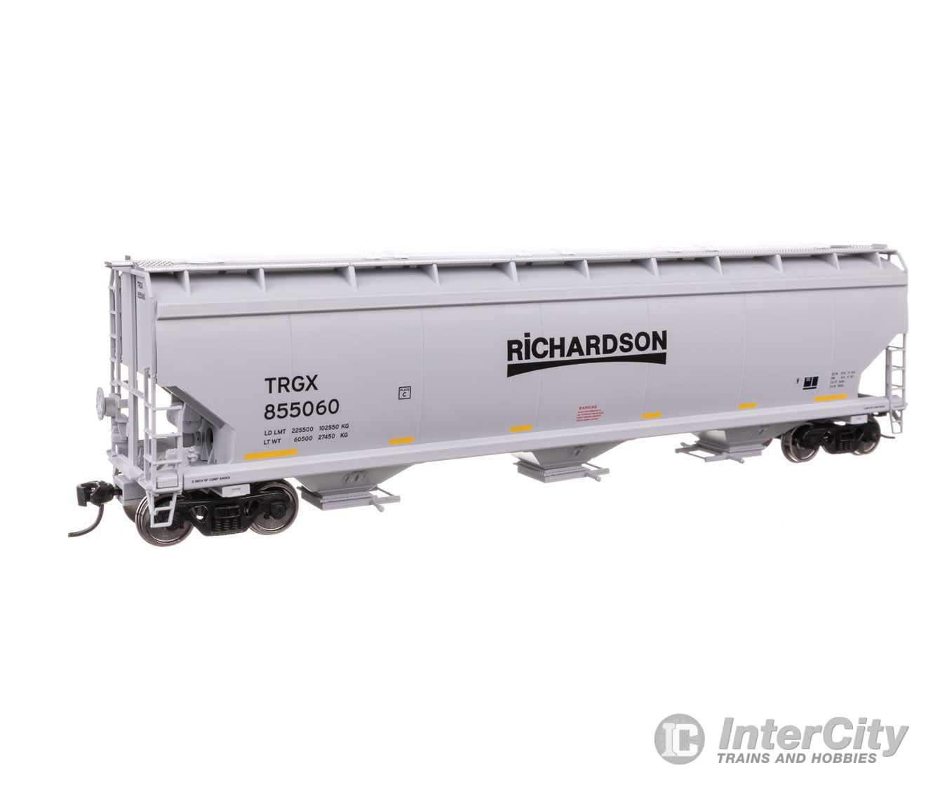 Walthers HO 910-7752 60’ NSC 5150 3-Bay Covered Hopper - Ready to Run - Richardson TRGX #855060 Freight Cars