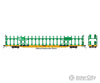 Walthers Ho 910-8032 89’ Flatcar W/Bi-Level Open Auto Rack - Ready To Run Burlington Northern