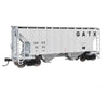 Walthers HO 910-8511 37’ 2980 Cubic-Foot 2-Bay Covered Hopper - Ready to Run - GACX #3233 - Freight Cars
