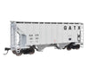 Walthers HO 910-8512 37’ 2980 Cubic-Foot 2-Bay Covered Hopper - Ready to Run - GACX #3262 - Freight Cars