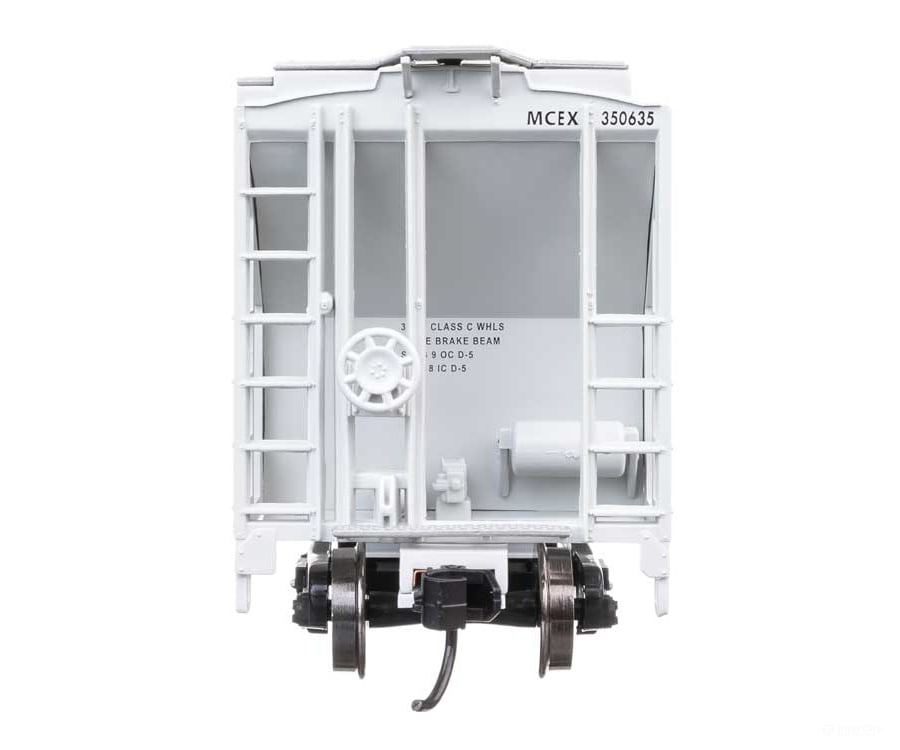 Walthers HO 910-8514 37’ 2980 Cubic-Foot 2-Bay Covered Hopper - MCEX #350635 - Freight Cars