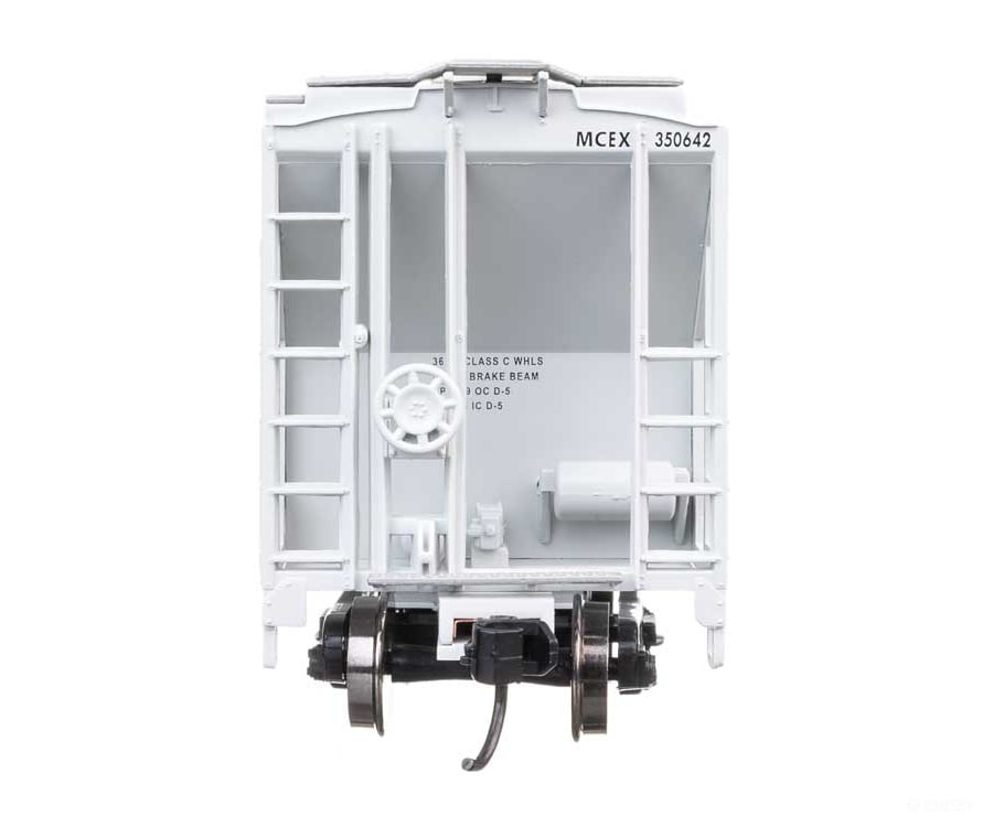 Walthers HO 910-8515 37’ 2980 Cubic-Foot 2-Bay Covered Hopper - MCEX #350642 - Freight Cars