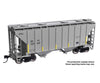 Walthers HO 910-8516 37’ 2980 Cubic-Foot 2-Bay Covered Hopper - MCEX #350675 - Freight Cars