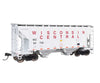 Walthers HO 910-8518 37’ 2980 Cubic-Foot 2-Bay Covered Hopper - Wisconsin Central #84736 - Freight Cars