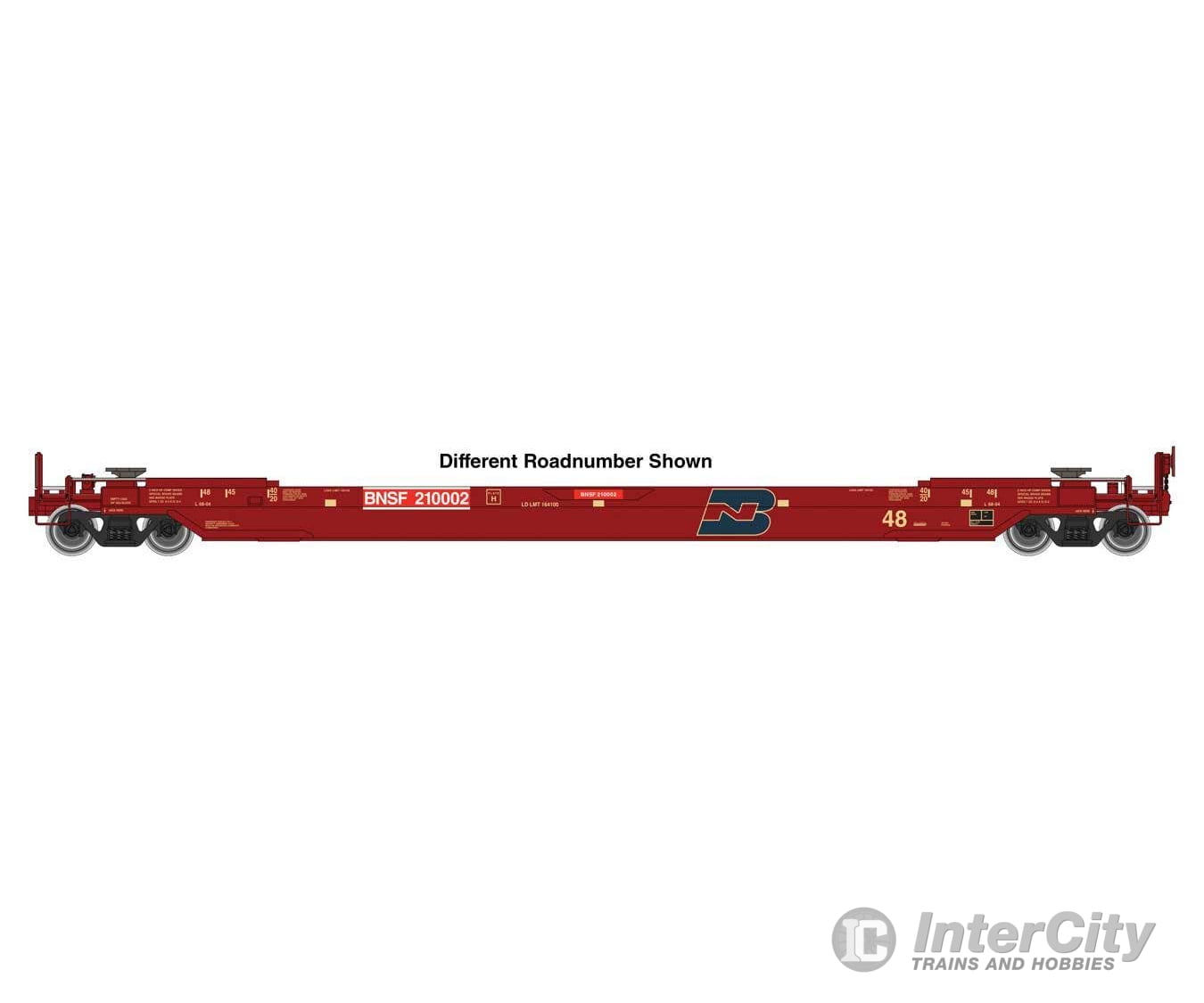 Walthers HO 920-109216 Gunderson As-Built All-Purpose 48’ Well Car - Ready to Run - BNSF #210021 Freight Cars