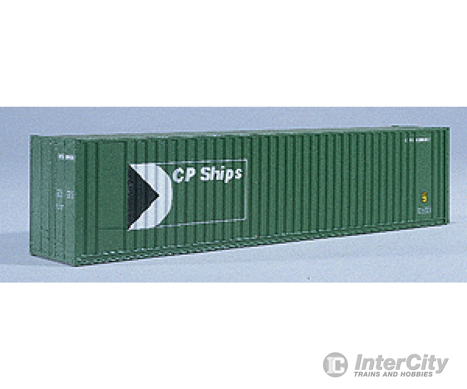 Walthers Ho 933-1709 40’ High-Cube Container - Cp Ships (Green White Black Multimark Logo)