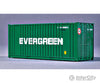 Walthers Ho 933-1754 20’ Ribbed-Side Container - Evergreen Freight Loads & Containers