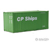 Walthers Ho 933-1761 20’ Ribbed-Side Container - Cp Ships Freight Loads & Containers