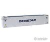 Walthers Ho 933-1813 48’ Stoughton Smoothside Container - Union Pacific/Genstar (White Blue)