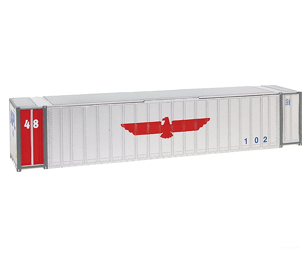 Walthers Ho 933-1820 48’ Stoughton Ribside Exterior Post Container - American President Lines