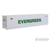 Walthers Ho 933-1854 40’ Reefer Container - Evergreen Freight Loads & Containers