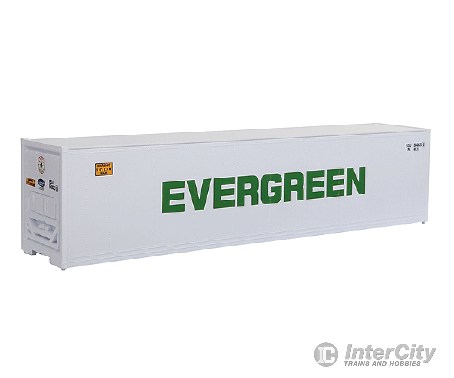 Walthers Ho 933-1854 40’ Reefer Container - Evergreen Freight Loads & Containers