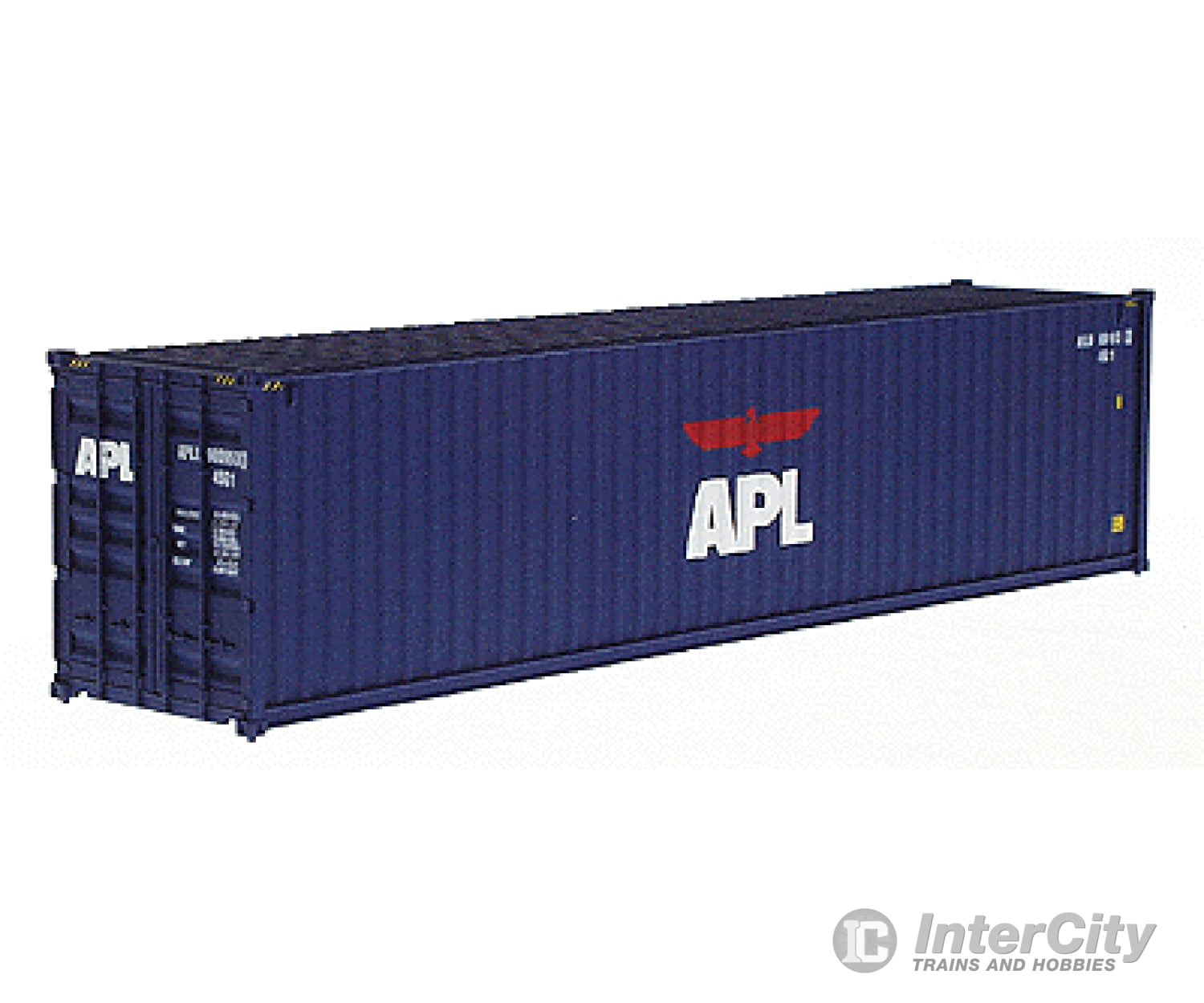 Walthers Ho 933-2051 40’ Hi-Cube Fully Corrugated Box Container - American President Lines