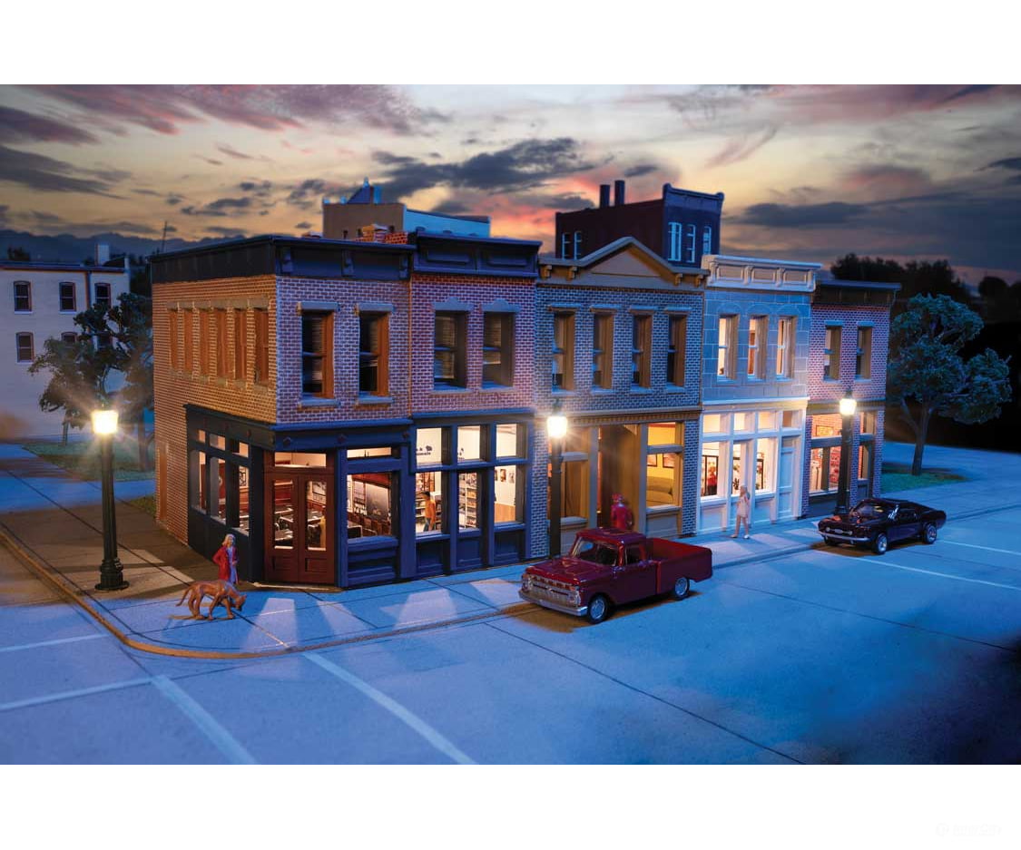 Walthers HO 933-4700 Spaces - Interior Lighting and Detail Insert - Merchant’s Row I - Parts