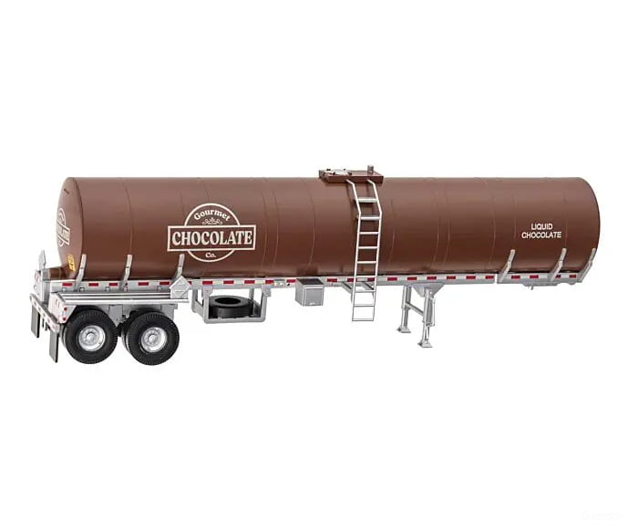 Walthers HO 949-12355 Food Grade Tank Trailer - Assembled - Gourmet Chocolate Co. Cars & Trucks
