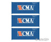 Walthers HO 949-18050 20’ Fully Corrugated Container - 3-Pack - CMA (Older Version) Freight Cars