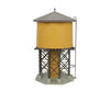 Walthers Cornerstone 2813 Wood Water Tank - Built-Ups -- Assembled Yellow Ochre 3-1/2 X 3-7/8