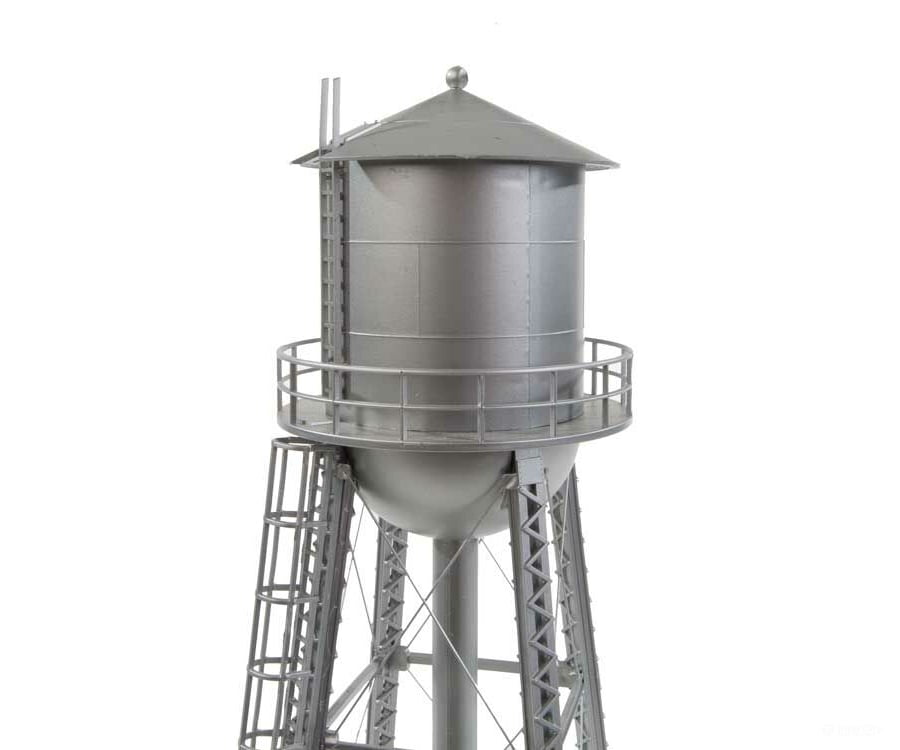 Walthers Cornerstone 2826 City Water Tower - Built-Ups -- Assembled Silver 3-3/4 X 11’ 9.3 27.5Cm