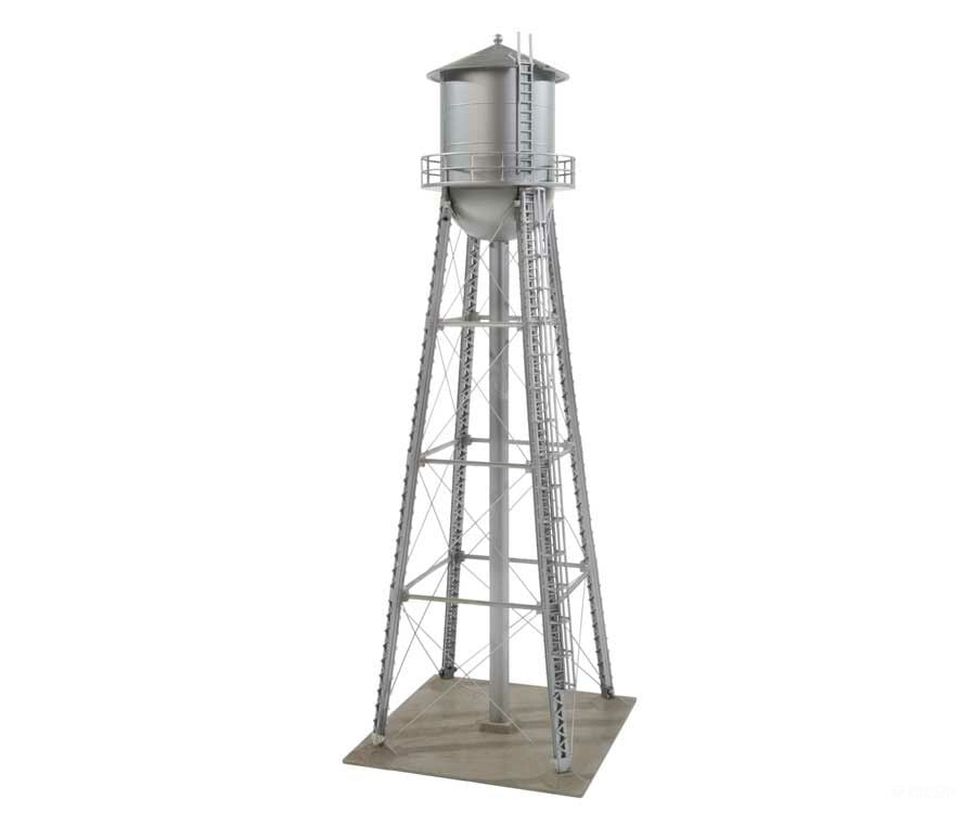 Walthers Cornerstone 2826 City Water Tower - Built-Ups -- Assembled Silver 3-3/4 X 11’ 9.3 27.5Cm