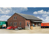 Walthers Cornerstone 2954 Brick Freight House -- Kit - 9-3/4 X 9-3/8 4-3/8’ 24.8 23.8 11.1Cm
