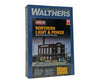 Walthers Cornerstone 3021 Northern Light And Power Powerhouse -- Kit - 12-3/4 X 6-1/2 7’ 31.8