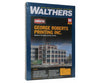 Walthers Cornerstone 3046 George Roberts Printing Company -- Kit - 12-3/4 X 7-1/2 9’ 31.6 19.3