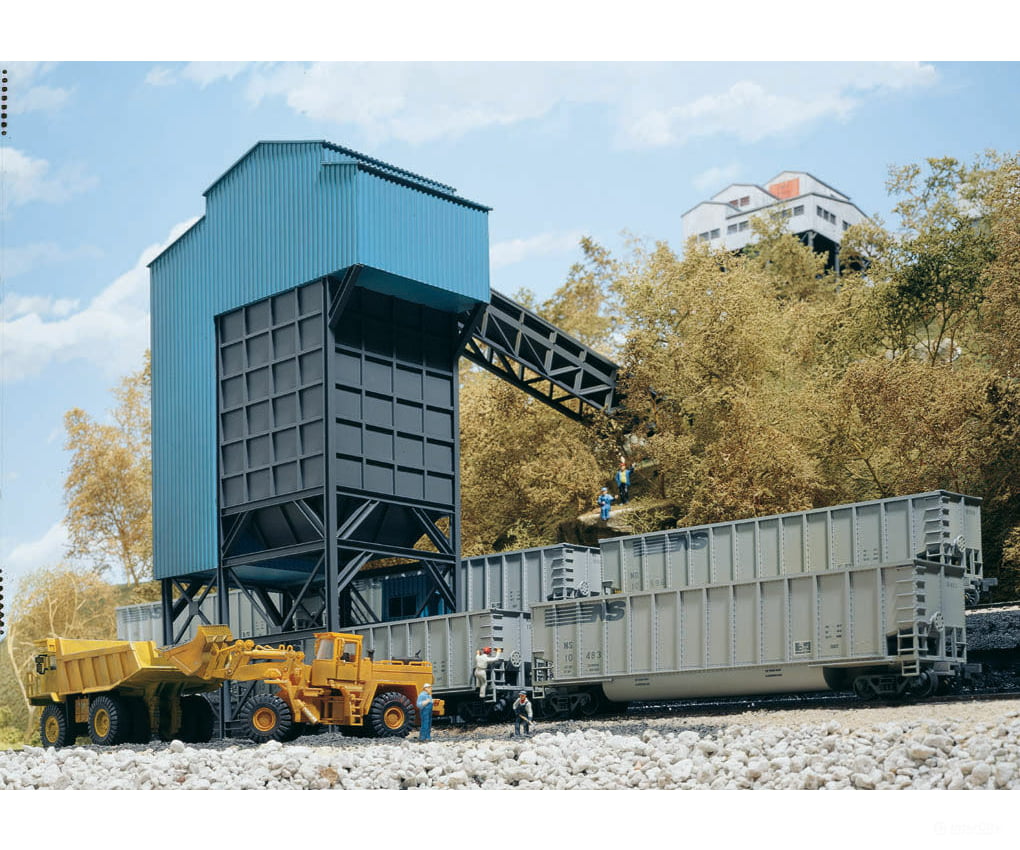 Walthers Cornerstone 3051 Coal Flood Loader -- Kit - 4 X 6 11’ 10.2 15.2 27.9Cm Structures