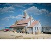 Walthers Cornerstone 3061 Sunrise Feed Mill -- Kit - 15-1/8 X 4 7-3/4’ 37.8 10 19.3Cm Structures