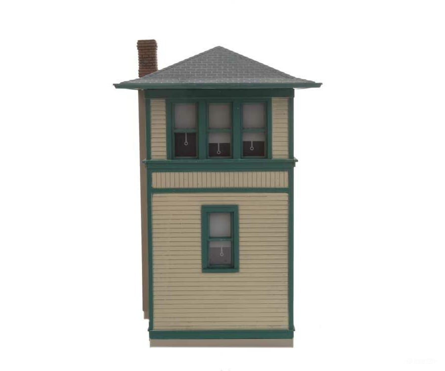 Walthers Cornerstone 3071 Interlocking Tower -- Kit - 5 X 1-7/8 4’ 12.7 4.8 10.2Cm Structures