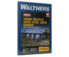 Walthers Cornerstone 3147 Trestle W/Deck Girder Bridge -- Kit - 15-1/2 X 4 4’ 38.7 10 10Cm