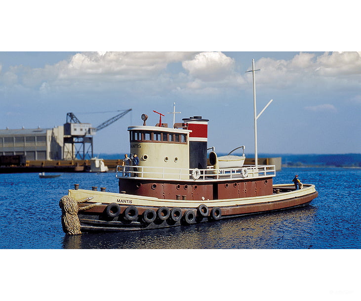 Walthers Cornerstone 3153 Railroad Tugboat -- Kit - 13 X 3-1/2 3-7/8’ 32 8.7 9.6Cm Scenery Details
